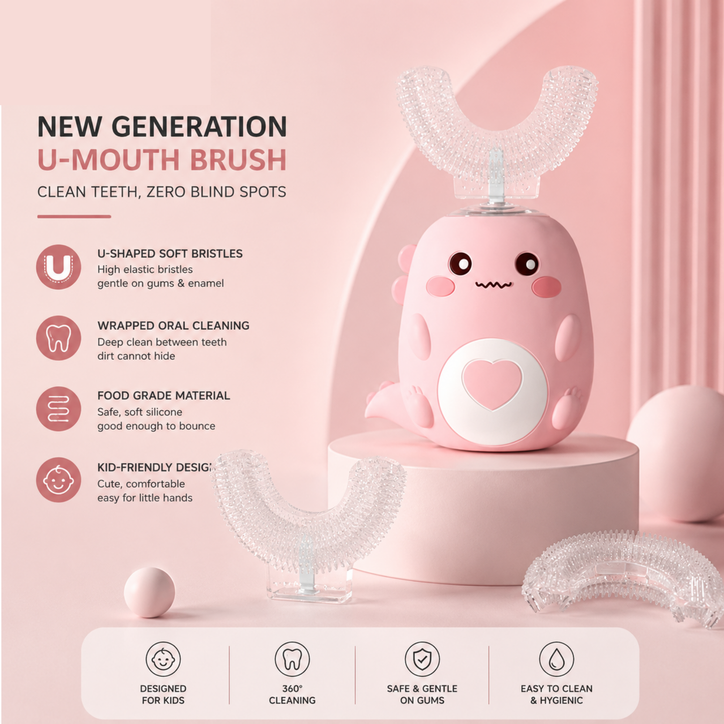 Viradica Baby Electric Toothbrush Combo Set
