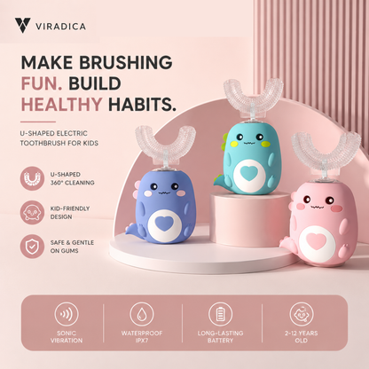 Viradica Baby Electric Toothbrush Combo Set