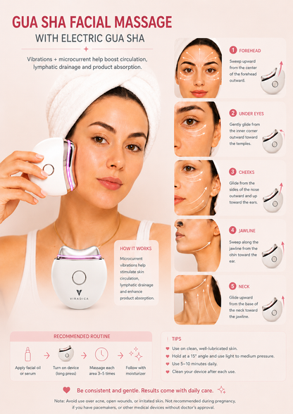 Viradica GlowSculpt™  3-in-1 Electric Gua Sha