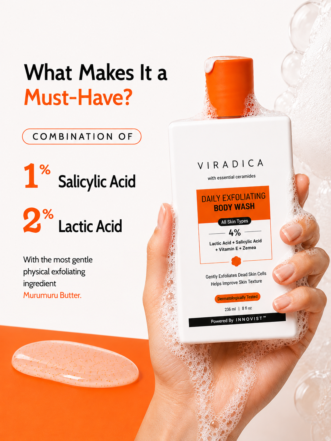 Viradica Daily Exfoliating Body Wash