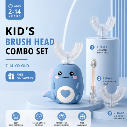Viradica Baby Electric Toothbrush Combo Set